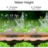 Solar Powered Birdbath to Water Fountain