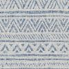 5 x 7.5 ft Blue & Grey Chevron Indoor/Outdoor Area Rug