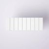 White Wooden Shoe Rack Storage Bench with 2 Shelves