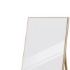 Gold Large Full-Length Leaning Wall or Hanging Mirror
