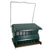 Rugged Green Metal Squirrel Proof Bird Feeder with Easy Refill Top