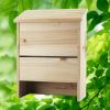 Outdoor Solid Cedar Wood Bat House – Holds Up to 75 Bats