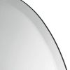 Oval Frameless 36 Inch Beveled Wall Mirror for Bathroom, Bedroom & Vanity