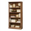 5 Shelf Bookcase in Medium Brown Oak Finish