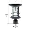 Outdoor Pole Base Wall Mount Solar LED Light Yard Path Lighting 100 Lumens