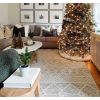 6 Ft x 9 Ft Hand Woven Wool Blend Grey Beige Ivory Persian Style Area Rug