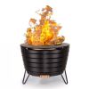 Outdoor Wood Burning Stainless Steel Smokeless Fire Pit with Cover