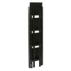 Black 4 Tier Shelf Folding Shelving Unit Bookcase Storage Shelves Tower