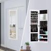 White Jewelry Organizer with Full Length Mirror