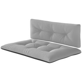 2 Seater Pallet Cushions, Light Gray (Option: Light Gray)