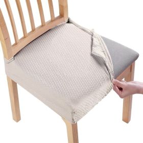 Dining Chair Slipcovers (Option: Beige)