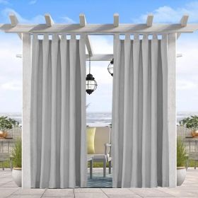 Gray Luxury Outdoor Woolen Curtains (Option: 50inch96inchgray)