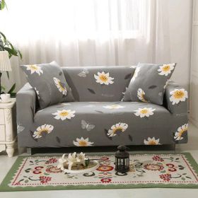 Printed Sofa Cover (Option: U-3 seater)