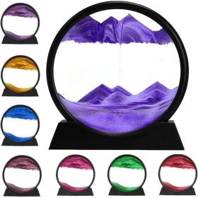 3D Liquid Motion Sand Art (Option: Purple)