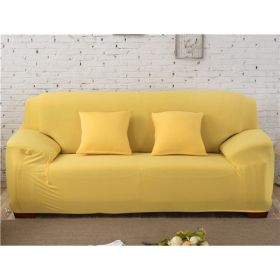 Solid Sofa Covers (Option: 19-Two seat)