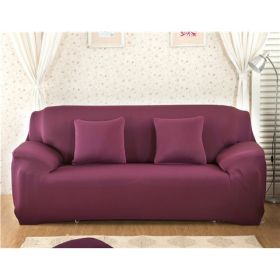 Solid Sofa Covers (Option: 18-Three seat)
