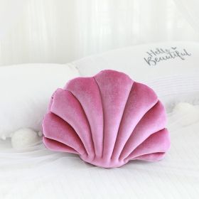 Shell Pillow (Option: Red wine-L)