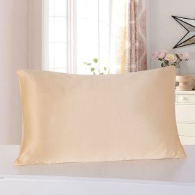 Satin Pillowcase (Option: Champagne-75X50cm-1pc)
