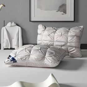 2pack Hotel Bread Pillow (Option: Grey)