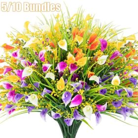 Artificial Calla Lily Flowers (Option: 5Pcs)