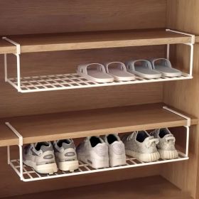 Swiss Quality Adjustable Shoe Rack (Option: whitelargesize1)