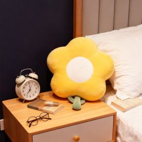 Yellow Flower Pillow (Option: Yellow)