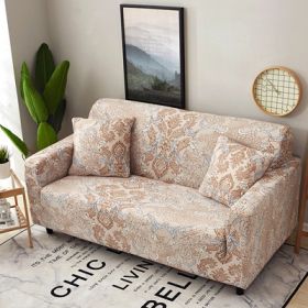Printed Sofa Cover (Option: Y-2 seater)