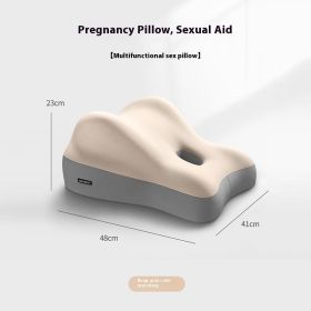 Multifunctional Bedside Sleep Cushion (Option: M Gray With Other Colors-41x48x23cm)
