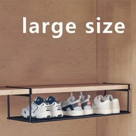 Swiss Quality Adjustable Shoe Rack (Option: blacklargesize1)