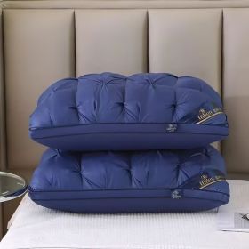 2pack Hotel Bread Pillow (Option: Blue)