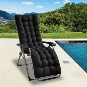 Chaise Lounger Cushion Mat (Option: Black-Standard)