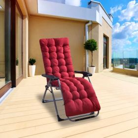 Chaise Lounger Cushion (Option: PlusRed)