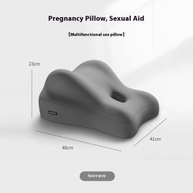 Multifunctional Bedside Sleep Cushion (Option: Dark Gray-41x48x23cm)