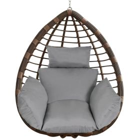 Hanging Basket Seat Cushion (Option: Grey)