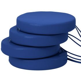 Round Patio Chair Cushions, Set Of 4, Navy Blue (Option: Navy Blue)