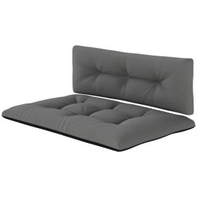 2 Seater Pallet Cushions, Black (Option: black)