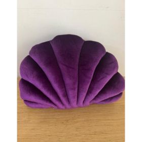 Shell Pillow (Option: Deep purple-M)