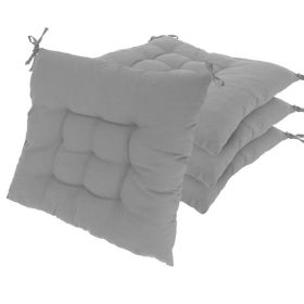 Square Chair Cushion, Set of 4 (Option: Standard-Grey)