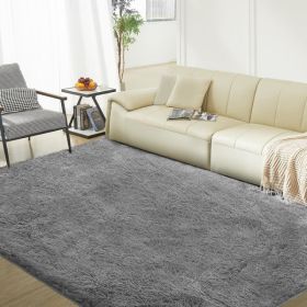 Gray Fluffy Carpet (Option: defaulttitle)