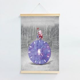 Scroll Painting,The Cat Riding A Bike (Option: 16x24)