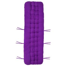 Chaise Lounger Cushion Mat (Option: Purple-Standard)