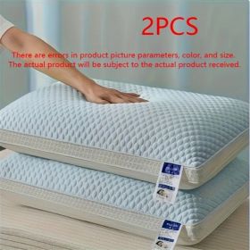 Cooling Breathable Pillows, 2 Pack (Option: Deep Blue)