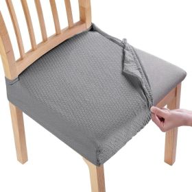 Dining Chair Slipcovers (Option: Grey)